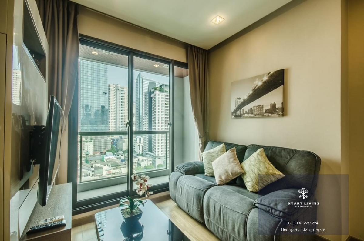 📢👇 Grab or gone! Affordable worth price for living or investing at The Address Sathorn , fully furnished, unblocked view of Mahanakorn