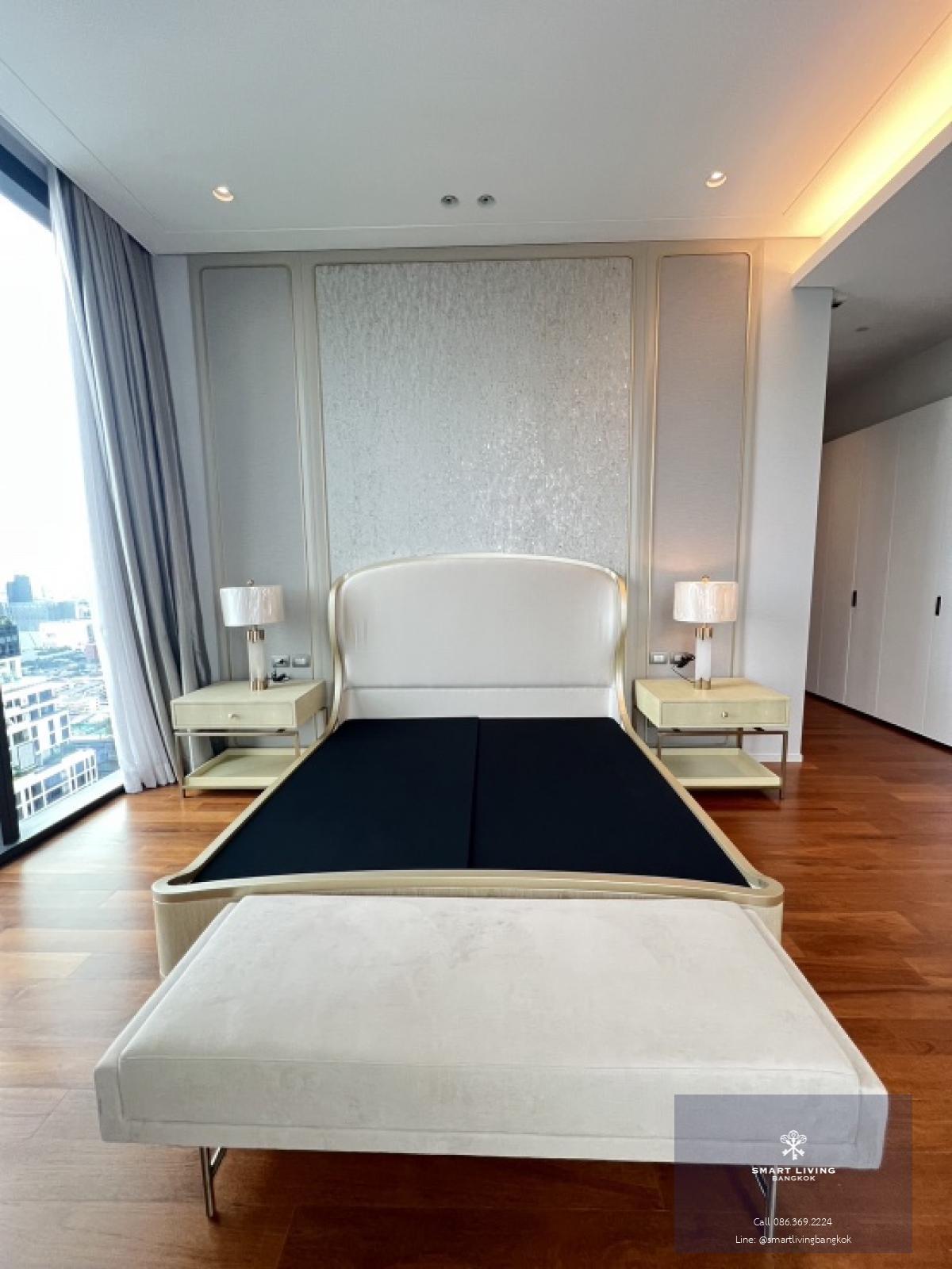 📢👇Rare item! Luxury penthouse for sale with tenant ( rental 550k) , nice modern decoration decor, fully furnished , unblocked green view, next to Velaa community mall, near Lumpini park