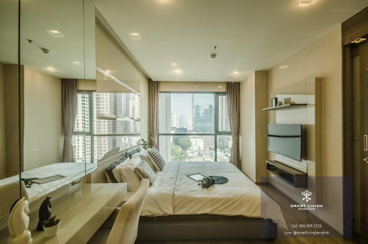 📢👇 Grab or gone! Affordable worth price for living or investing at The Address Sathorn , fully furnished, unblocked view of Mahanakorn