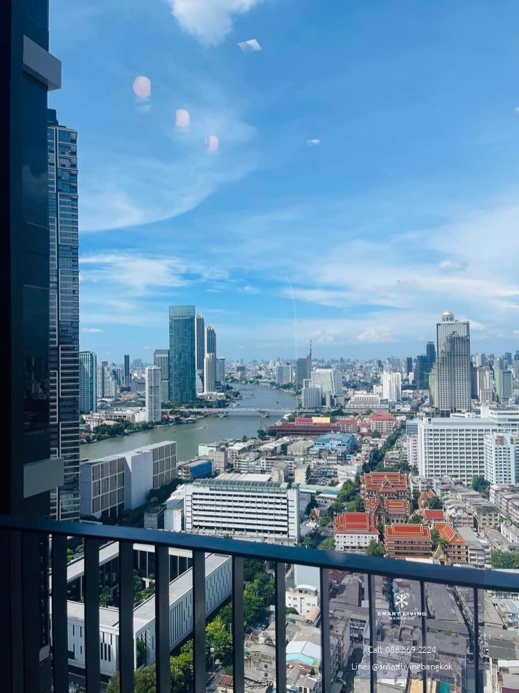 ✨ให้เช่า Rhythm Charoenkrung Pavilion  2 bedrooms , river view, opposite Shrewsbury international school near BTS Saphan Taksin