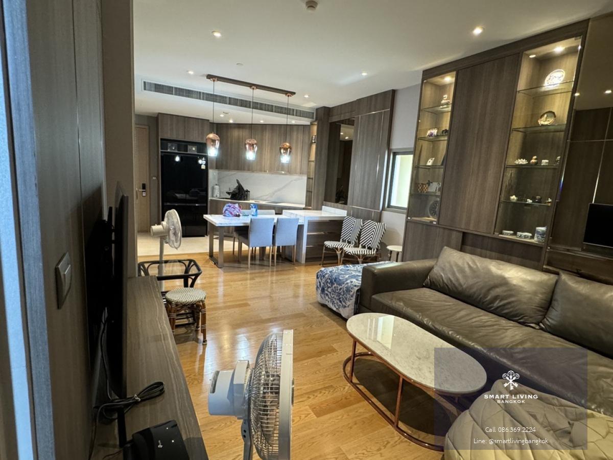 📢👇 Luxury condo by the river at Magnolia Waterfront Residences , located beside Icon Siam,  river view at the balcony, modern desire, fully furnished, ready to move in