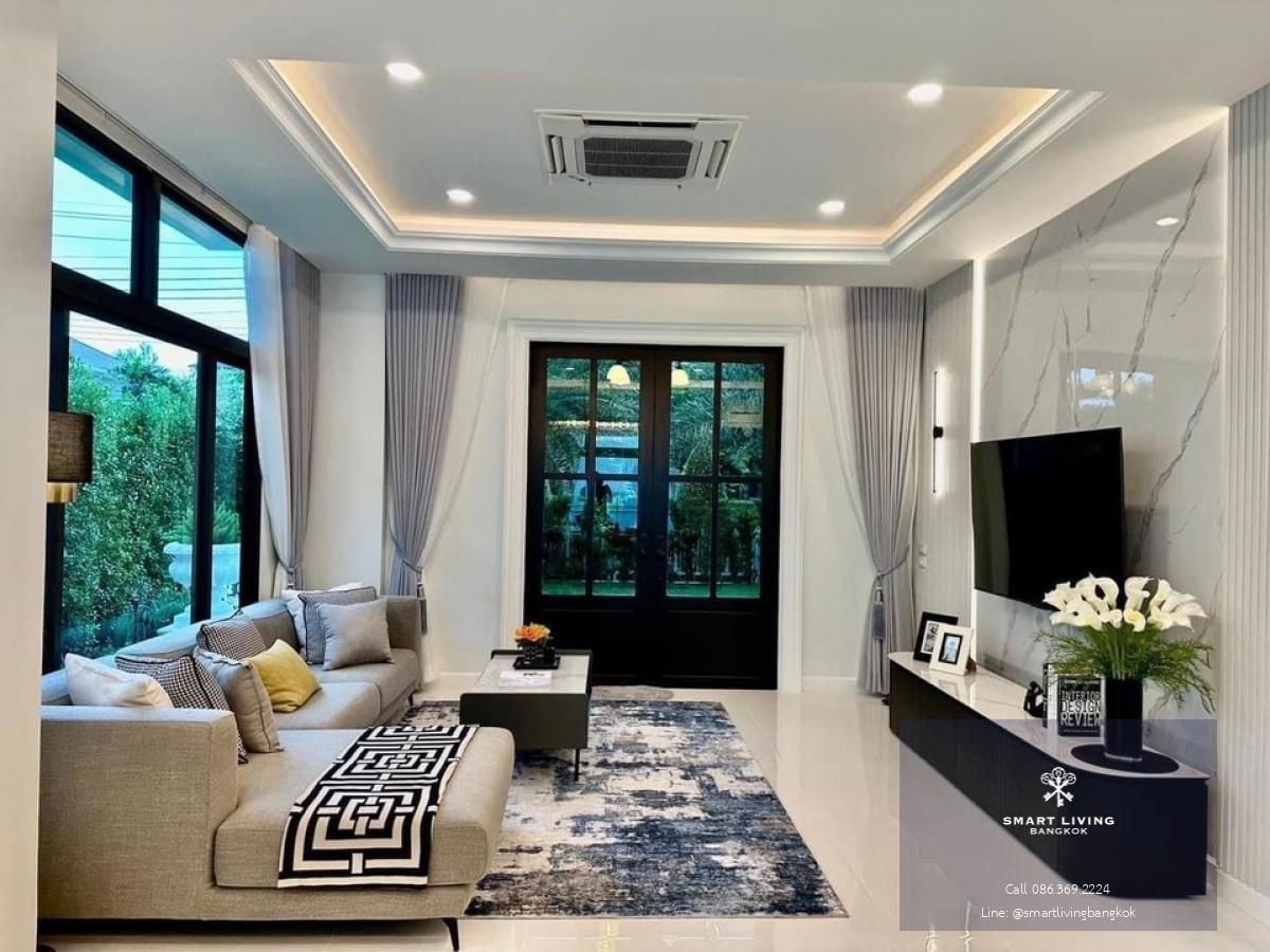 📢👇Luxury House with private pool at Perfect Masterpiece Sukhumvit 77 Phase 1, fully furnished, nice decoration, near Suvarnabhumi Airport